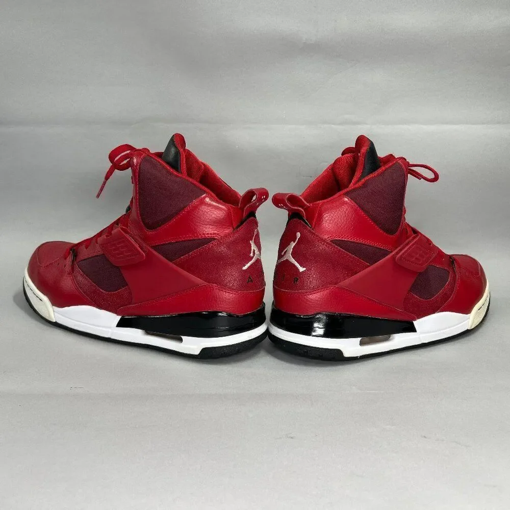 Jordan Flight 45 Shoes Men's Size 11.5 Red‎ High Top Retro Basketball Sneakers